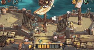 Pirateship level gameplay for the steam video game Arrow Heads by Oddbird